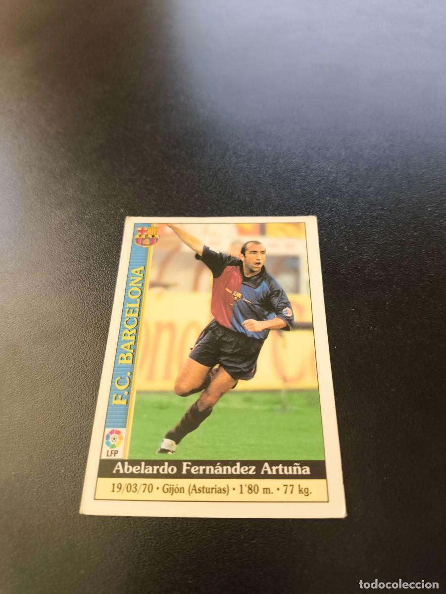 Cromos de F&uacute;tbol: 7 Abelardo BARCELONA MUNDICROMO FICHAS LIGA 1999 2000 99 00 NO PANINI ESTE