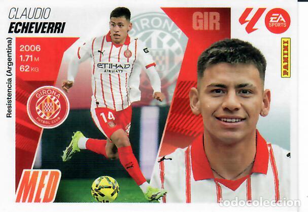 Cromos de F&uacute;tbol: CROMO PANINI LIGA ESTE 2025-26 (25 - 26) - MERCADO DE INVIERNO N&ordm; 21 - ECHEVERRI - GIRONA