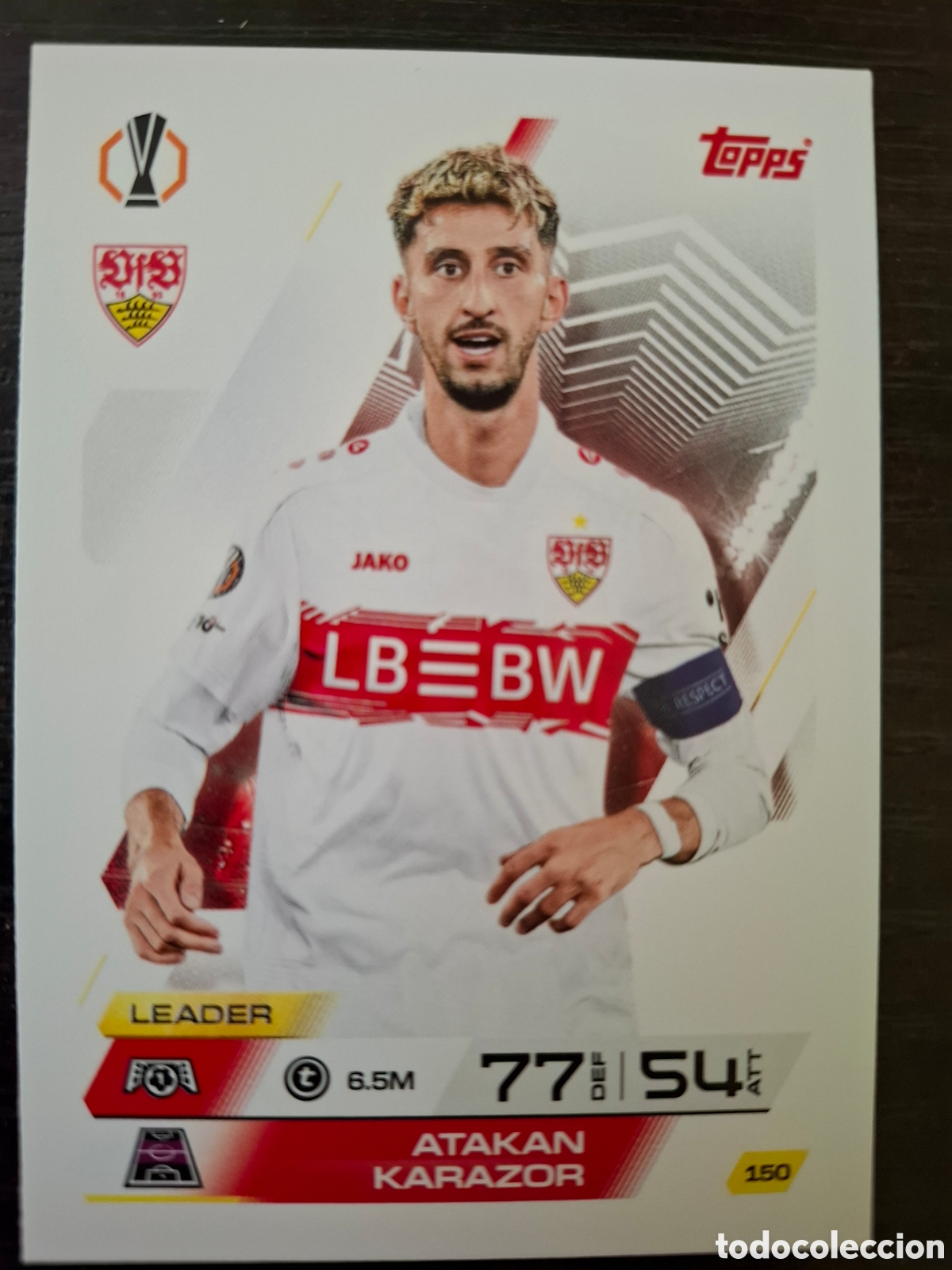 Cromos de F&uacute;tbol: Atacan Karazor 150 Stuttgart Topps Match Attax 2025/2026