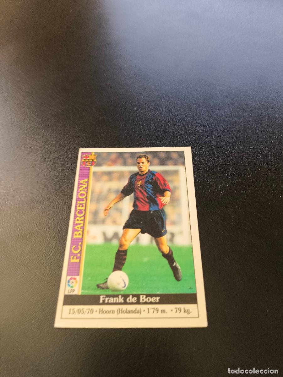 Cromos de F&uacute;tbol: 8 Frank De Boer BARCELONA MUNDICROMO FICHAS LIGA 1999 2000 99 00 NO PANINI ESTE