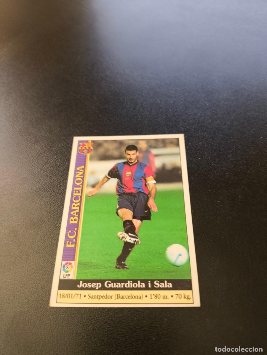 Figurine di Calcio: 9 Guardiola BARCELONA MUNDICROMO FICHAS LIGA 1999 2000 99 00 NO PANINI ESTE