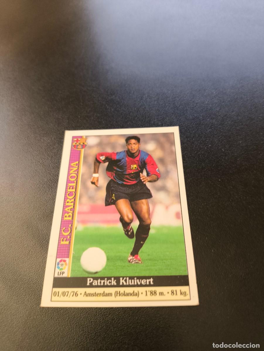 Fu&szlig;ball-Sticker: 16 Kluivert BARCELONA MUNDICROMO FICHAS LIGA 1999 2000 99 00 NO PANINI ESTE