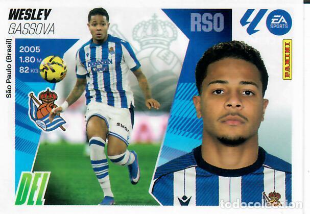 Fu&szlig;ball-Sticker: CROMO PANINI LIGA ESTE 2025-26 (25 - 26) - MERCADO DE INVIERNO N&ordm; 32 - WESLEY - R. SOCIEDAD