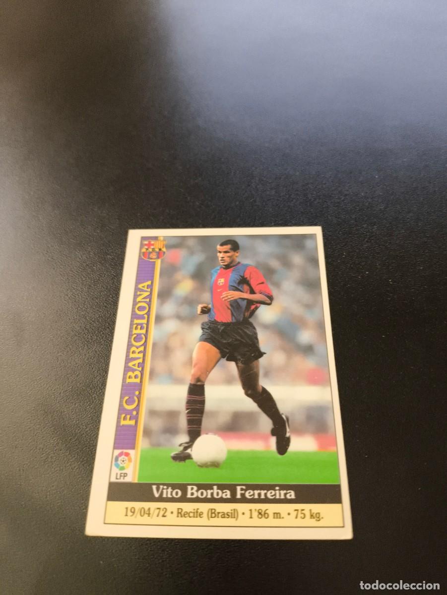 Fu&szlig;ball-Sticker: 17 Rivaldo BARCELONA MUNDICROMO FICHAS LIGA 1999 2000 99 00 NO PANINI ESTE