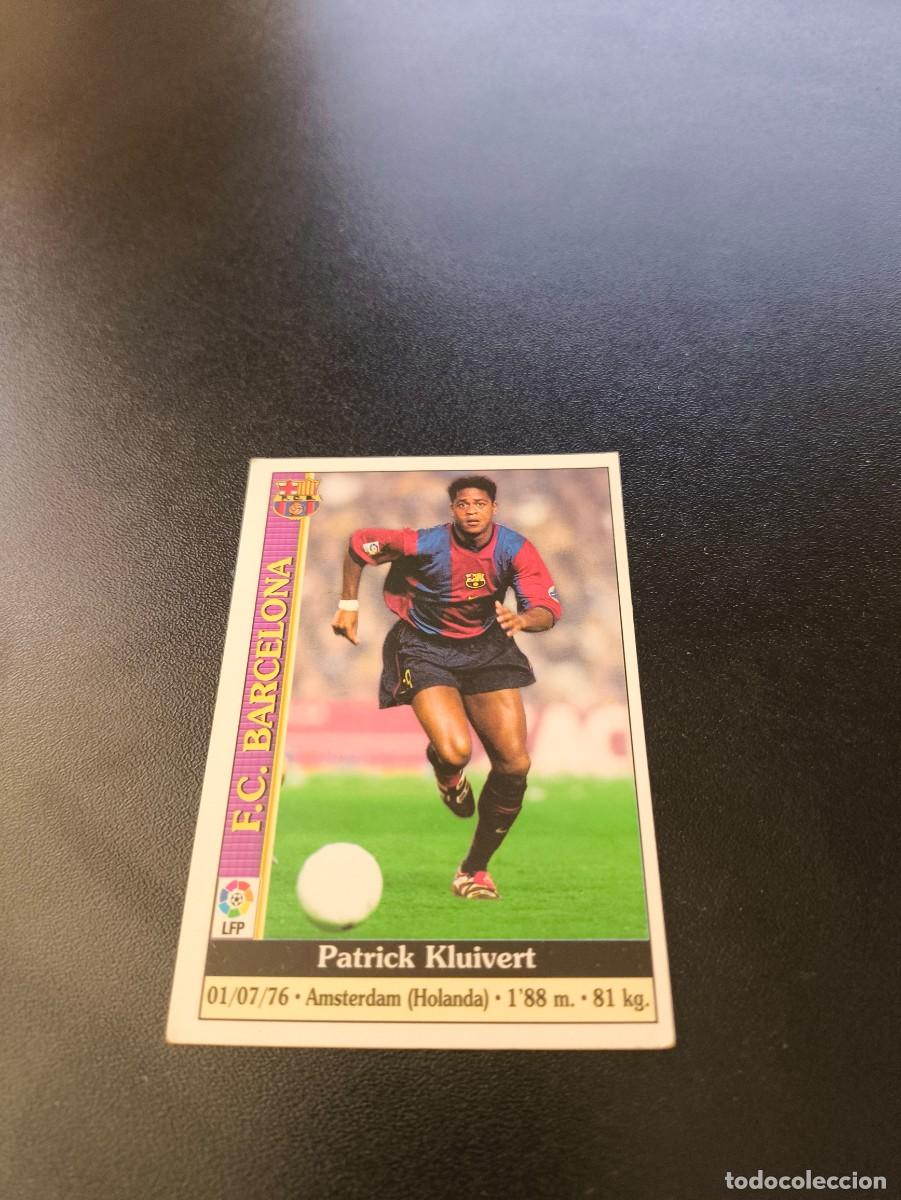 Fu&szlig;ball-Sticker: 17 Kluivert error BARCELONA MUNDICROMO FICHAS LIGA 1999 2000 99 00 NO PANINI ESTE