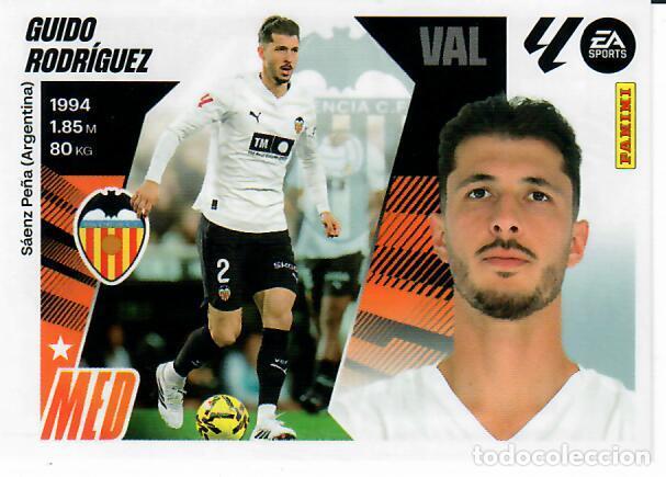 Fu&szlig;ball-Sticker: CROMO PANINI LIGA ESTE 2025-26 (25 - 26) - MERCADO DE INVIERNO N&ordm; 35 - GUIDO RODR&Iacute;GUEZ - VALENCIA