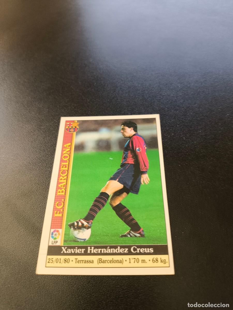 Fu&szlig;ball-Sticker: 18 Xavi BARCELONA MUNDICROMO FICHAS LIGA 1999 2000 99 00 NO PANINI ESTE