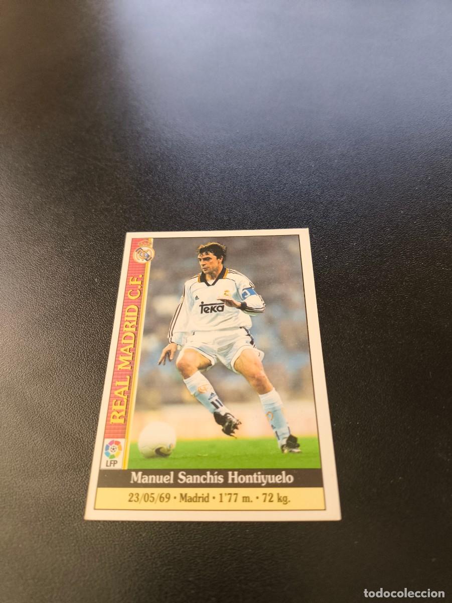 Cromos de F&uacute;tbol: 24 Sanchis REAL MADRID MUNDICROMO FICHAS LIGA 1999 2000 99 00 NO PANINI ESTE