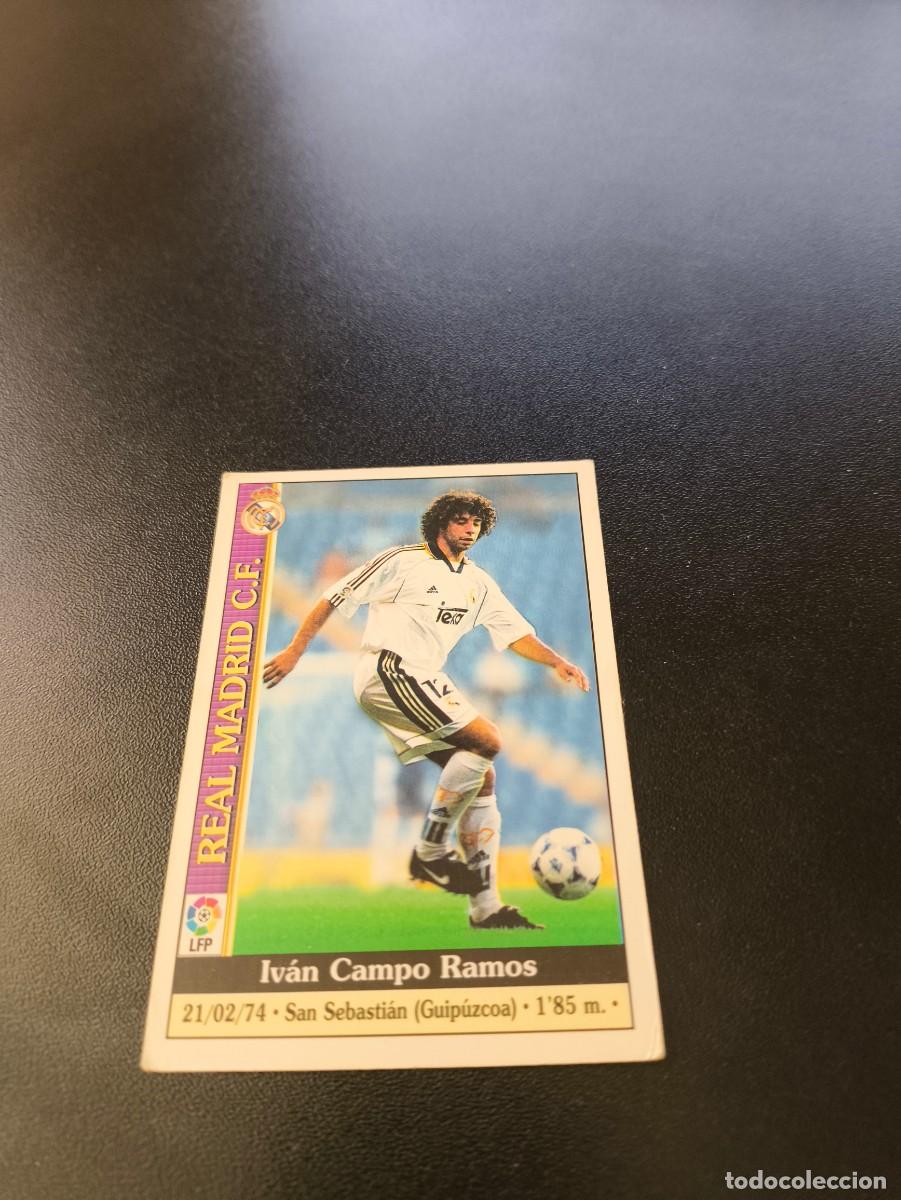 Cromos de F&uacute;tbol: 26 Ivan Campo REAL MADRID MUNDICROMO FICHAS LIGA 1999 2000 99 00 NO PANINI ESTE