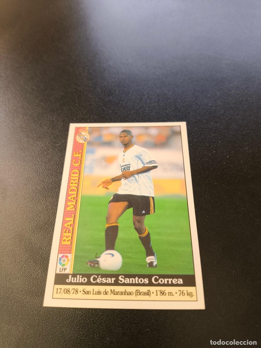 Cromos de F&uacute;tbol: 28 Julio Cesar ALTA REAL MADRID MUNDICROMO FICHAS LIGA 1999 2000 99 00 NO PANINI ESTE