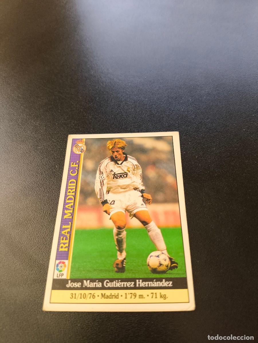 Cromos de F&uacute;tbol: 31 Guti REAL MADRID MUNDICROMO FICHAS LIGA 1999 2000 99 00 NO PANINI ESTE