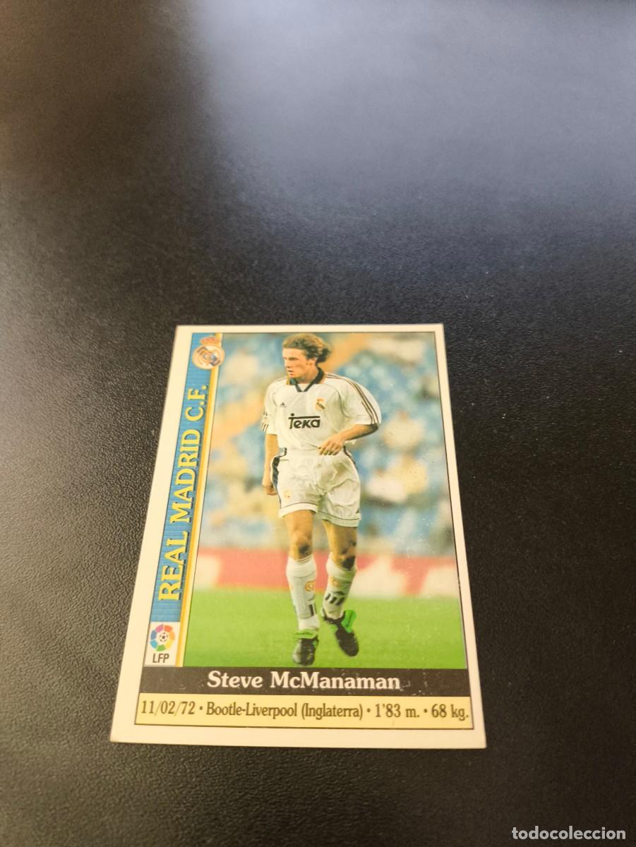 Cromos de F&uacute;tbol: 33 McManaman REAL MADRID MUNDICROMO FICHAS LIGA 1999 2000 99 00 NO PANINI ESTE