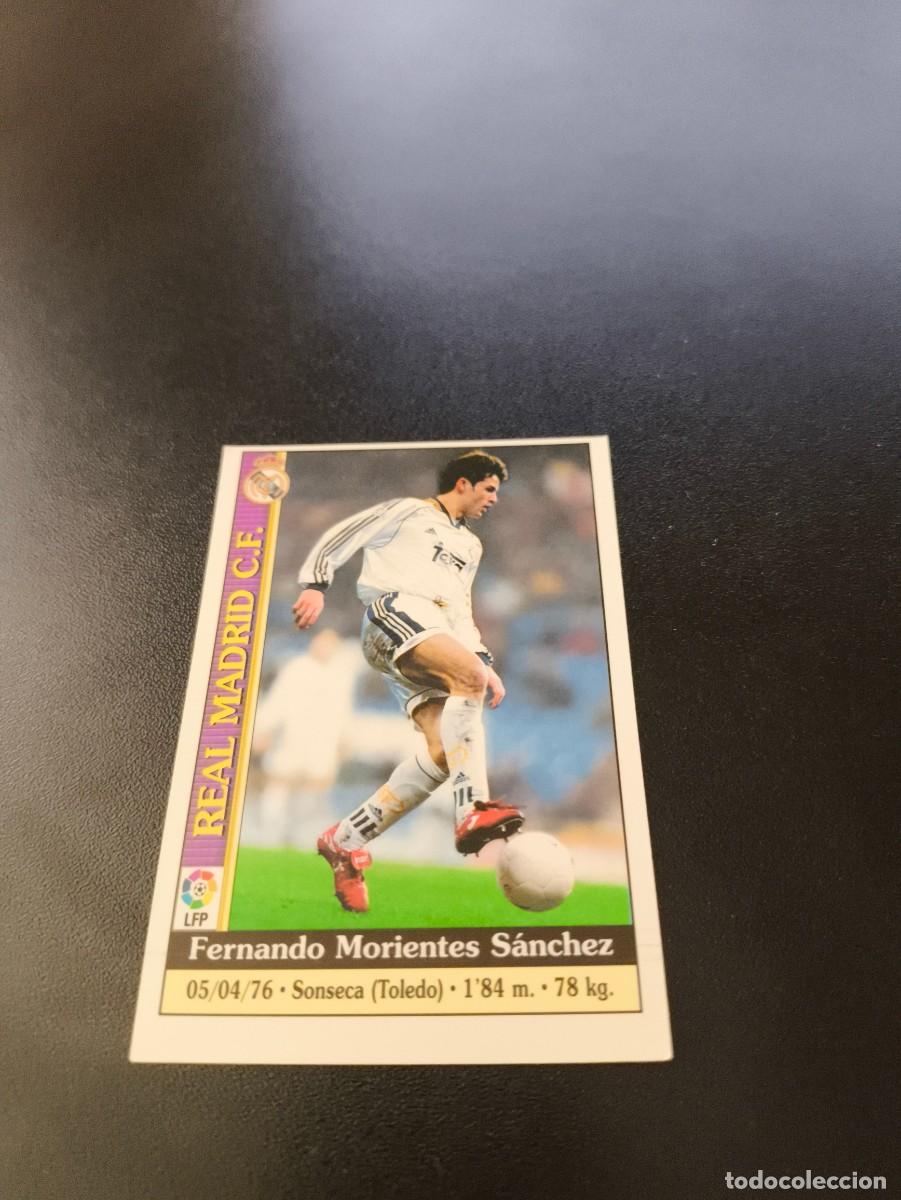 Cromos de F&uacute;tbol: 34 Morientes REAL MADRID MUNDICROMO FICHAS LIGA 1999 2000 99 00 NO PANINI ESTE