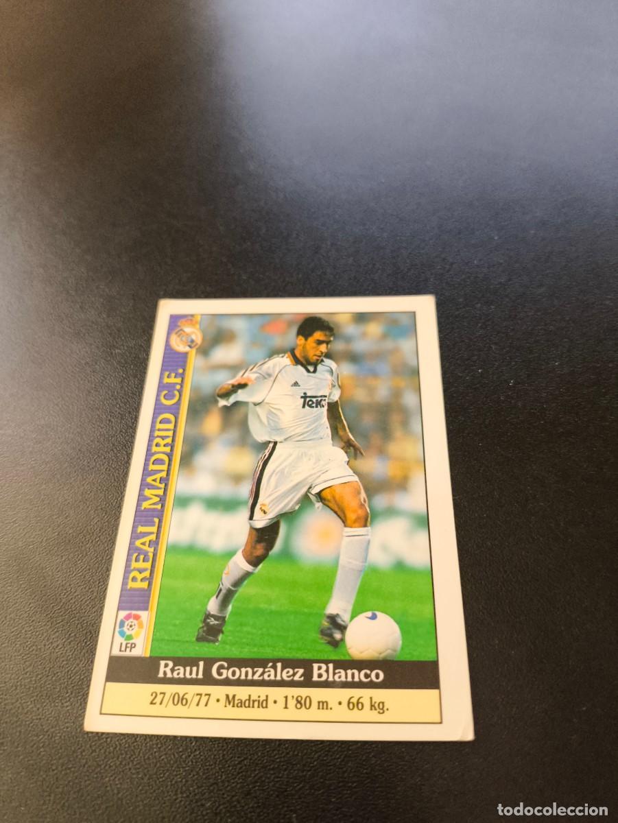 Cromos de F&uacute;tbol: 35 Raul Gonz&aacute;lez REAL MADRID MUNDICROMO FICHAS LIGA 1999 2000 99 00 NO PANINI ESTE