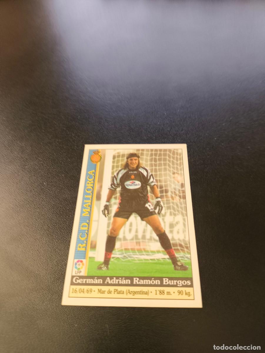 Cromos de F&uacute;tbol: 39 Burgos REAL MALLORCA MUNDICROMO FICHAS LIGA 1999 2000 99 00 NO PANINI ESTE