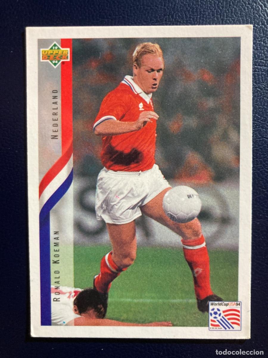 Cromos de F&uacute;tbol: World Cup USA 94 RONALD KOEMAN # 138 Upper Deck Mundial 1994