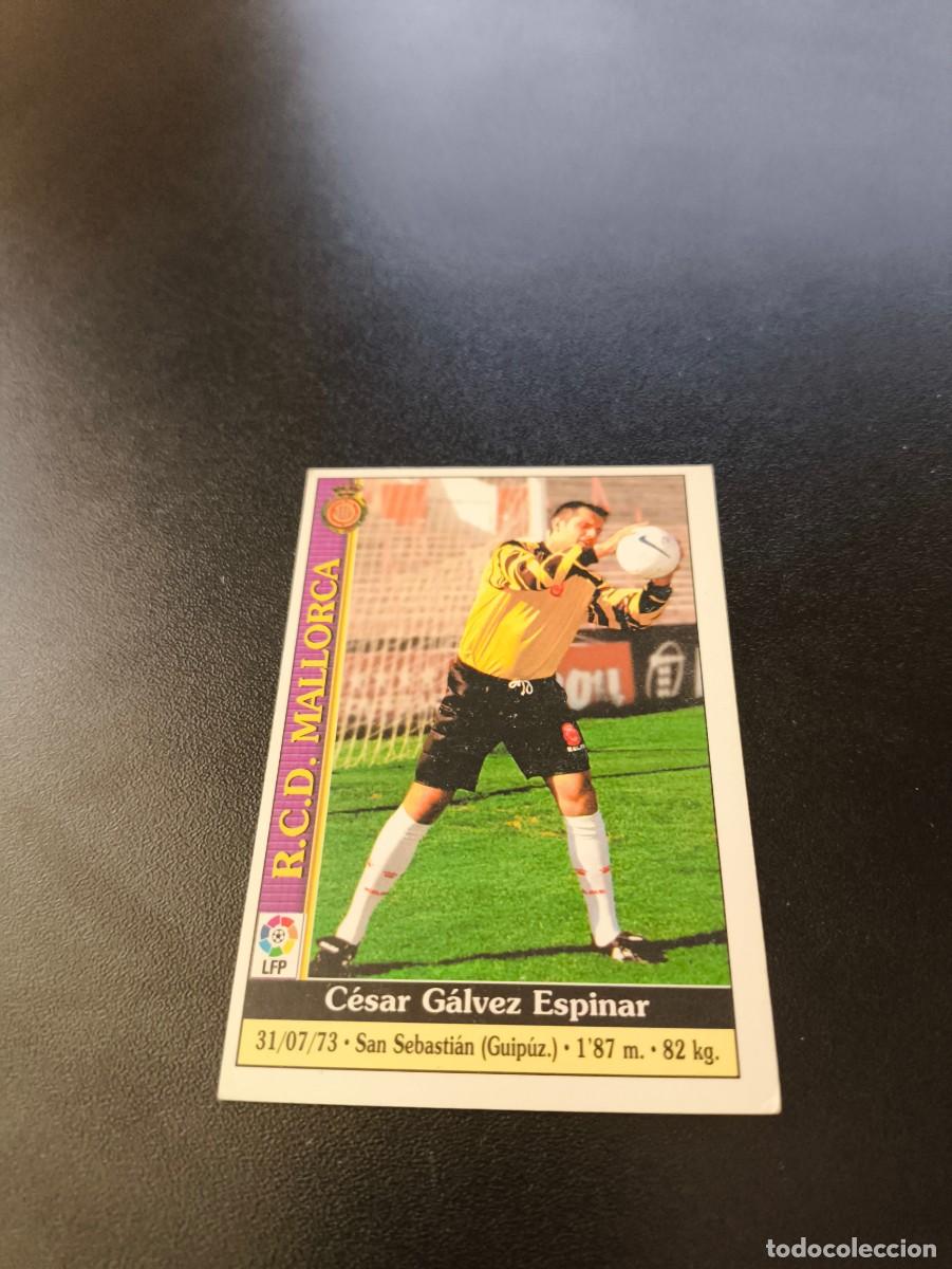 Cromos de F&uacute;tbol: 40 Cesar Galvez REAL MALLORCA MUNDICROMO FICHAS LIGA 1999 2000 99 00 NO PANINI ESTE
