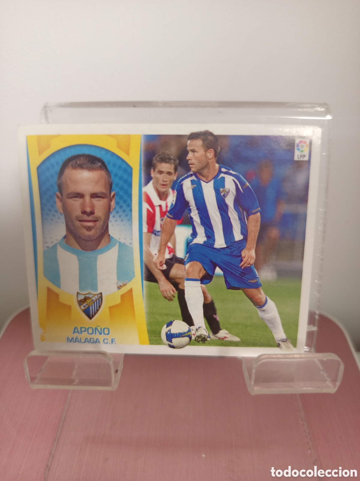 Cromos de Futebol: ❇️ CROMO ⚽ APO&Ntilde;O M&Aacute;LAGA LIGA LFP 09 10 2009 2010 ESTE SIN PEGAR PANINI ❇️
