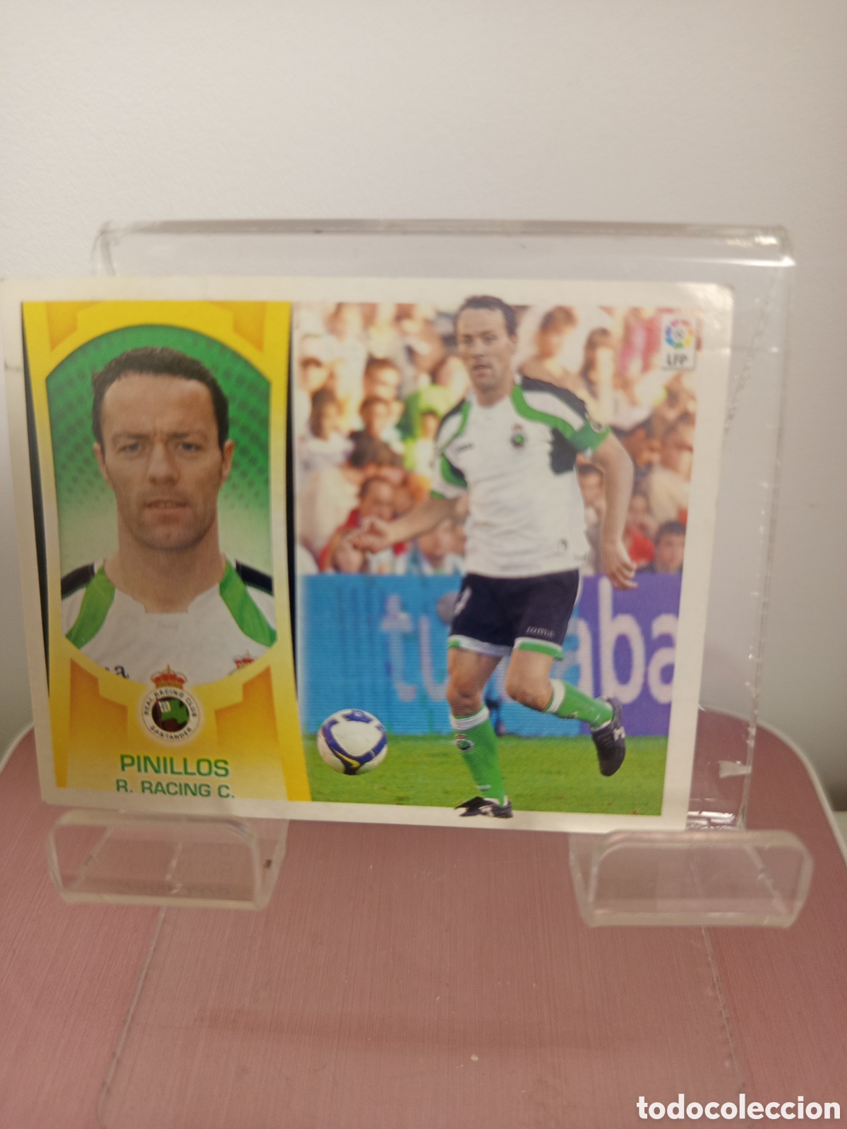 Cromos de Futebol: ❇️ CROMO ⚽ PINILLOS RACING DE SANTANDER LIGA LFP 09 10 2009 2010 ESTE SIN PEGAR PANINI ❇️