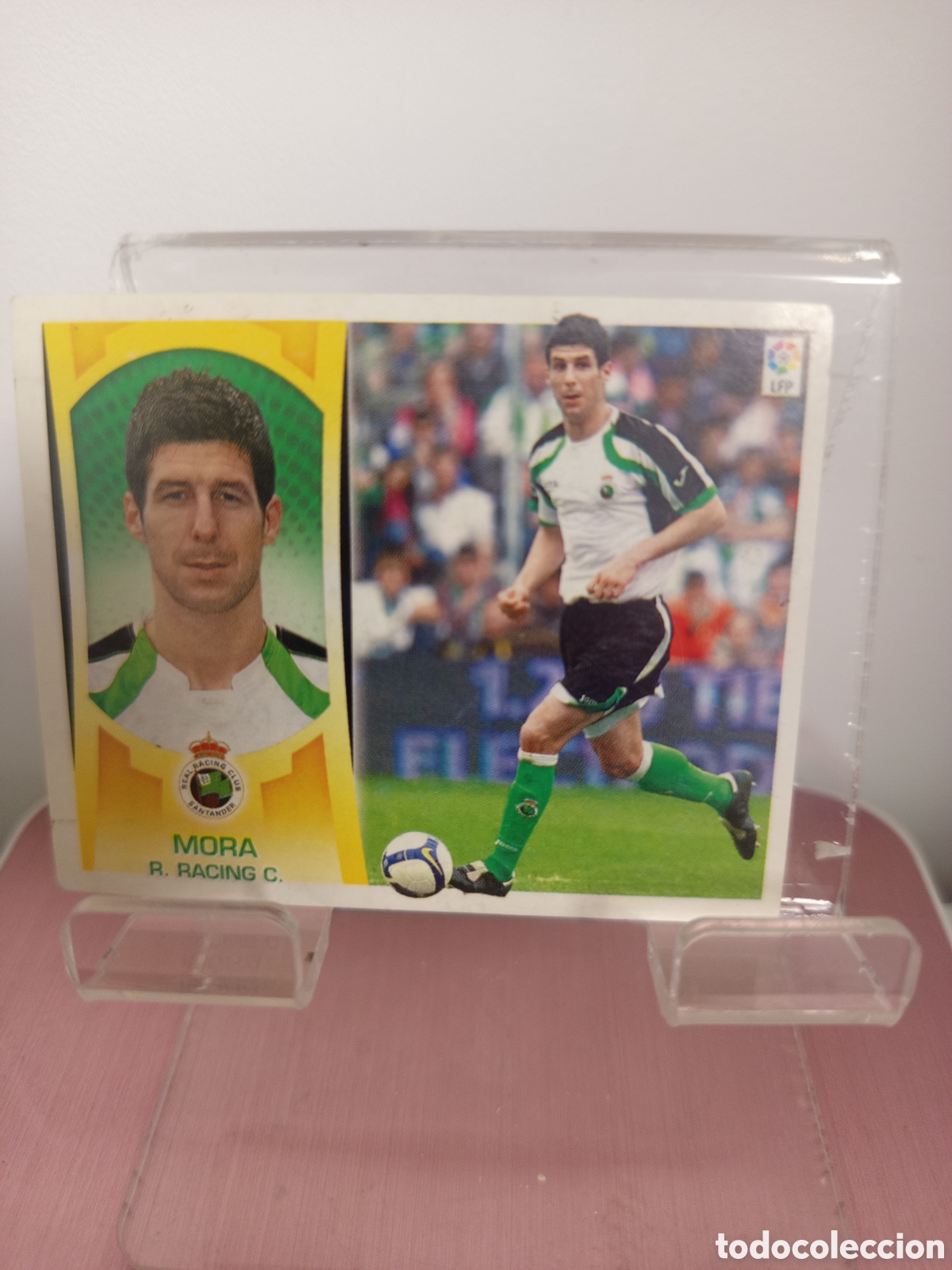 Cromos de Futebol: ❇️ CROMO ⚽ MORA RACING DE SANTANDER LIGA LFP 09 10 2009 2010 ESTE SIN PEGAR PANINI ❇️