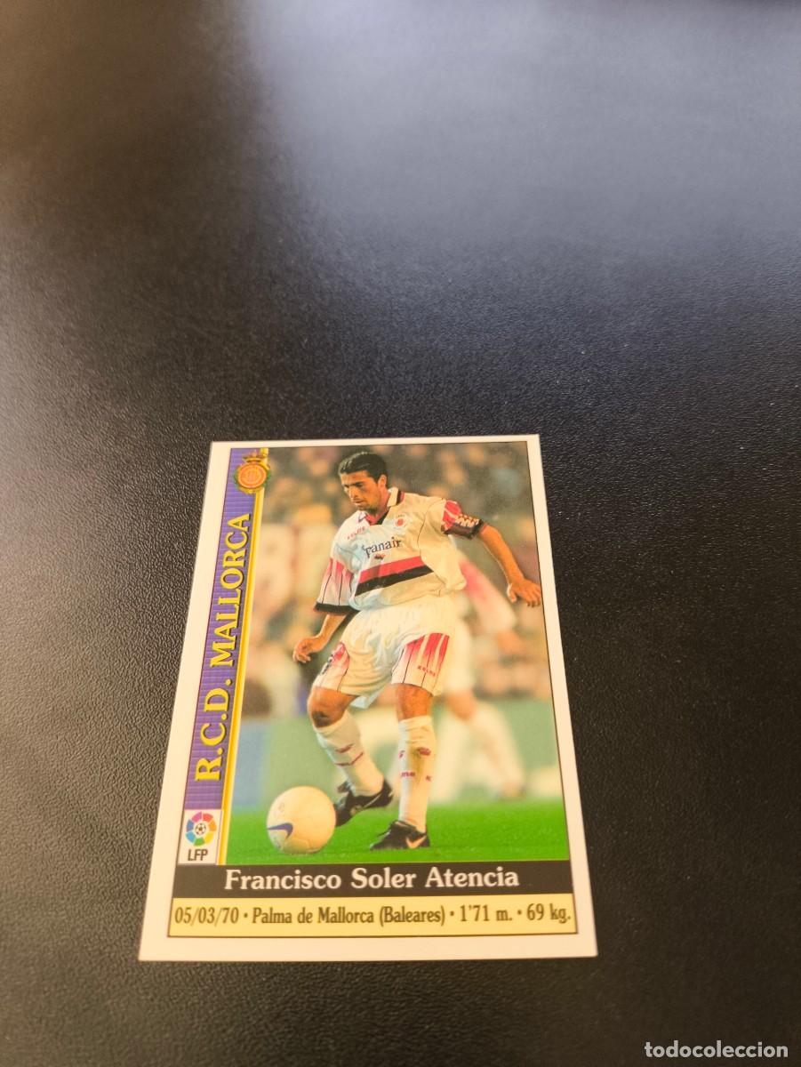 Cromos de F&uacute;tbol: 45 Soler REAL MALLORCA MUNDICROMO FICHAS LIGA 1999 2000 99 00 NO PANINI ESTE