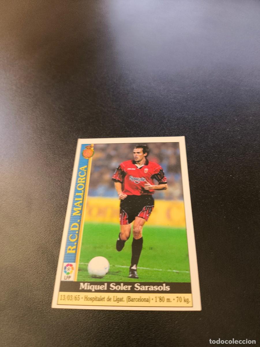 Cromos de F&uacute;tbol: 47 Miquel Soler REAL MALLORCA MUNDICROMO FICHAS LIGA 1999 2000 99 00 NO PANINI ESTE