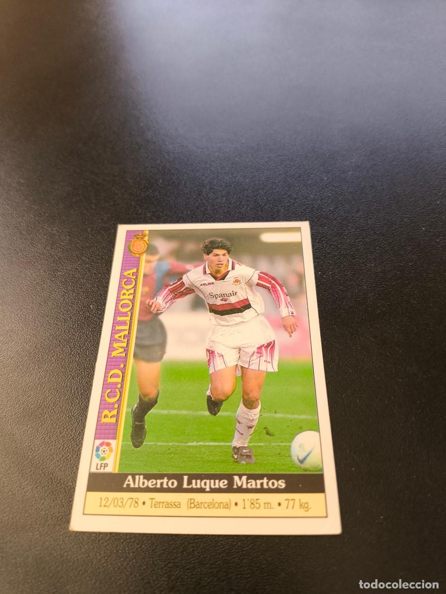Cromos de F&uacute;tbol: 48 Luque BAJA REAL MALLORCA MUNDICROMO FICHAS LIGA 1999 2000 99 00 NO PANINI ESTE