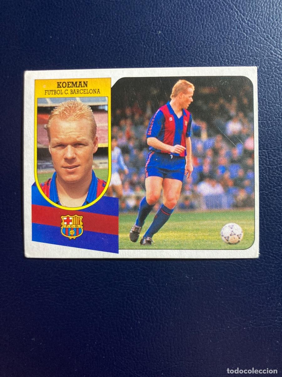 Cromos de F&uacute;tbol: Koeman Barcelona 91 92. Liga Este 1991 1992. SIN PEGAR