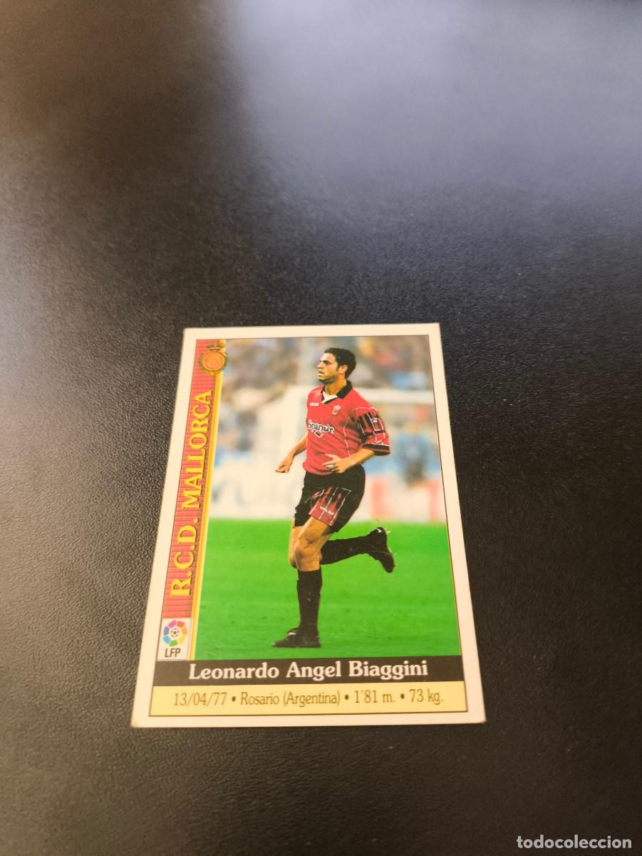 Cromos de Futebol: 54 Biagini REAL MALLORCA MUNDICROMO FICHAS LIGA 1999 2000 99 00 NO PANINI ESTE