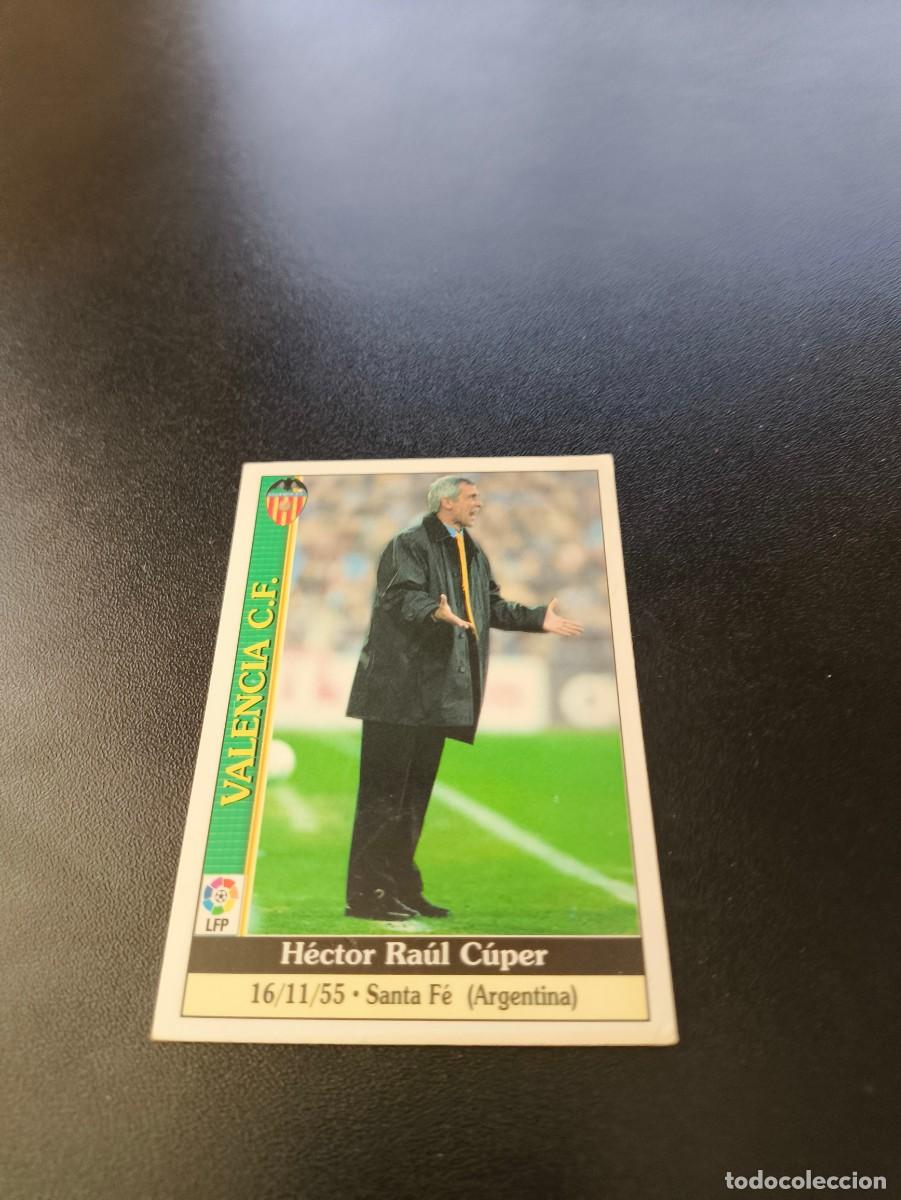 Cromos de Futebol: 56 Hector Cuper VALENCIA MUNDICROMO FICHAS LIGA 1999 2000 99 00 NO PANINI ESTE