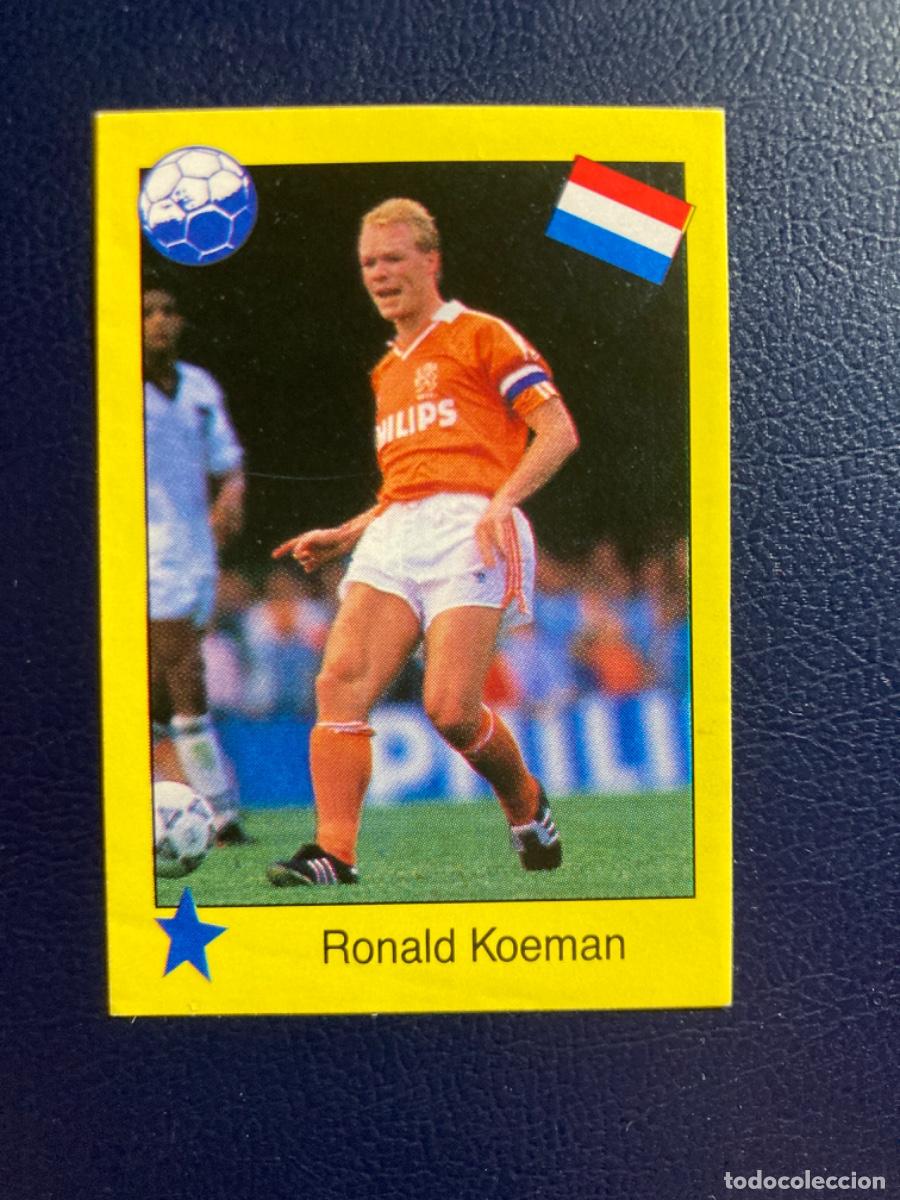 Cromos de Futebol: 217 Ronald Koeman - Eurocopa 1992 - Manil - Euro 92 - Sin pegar - RARO