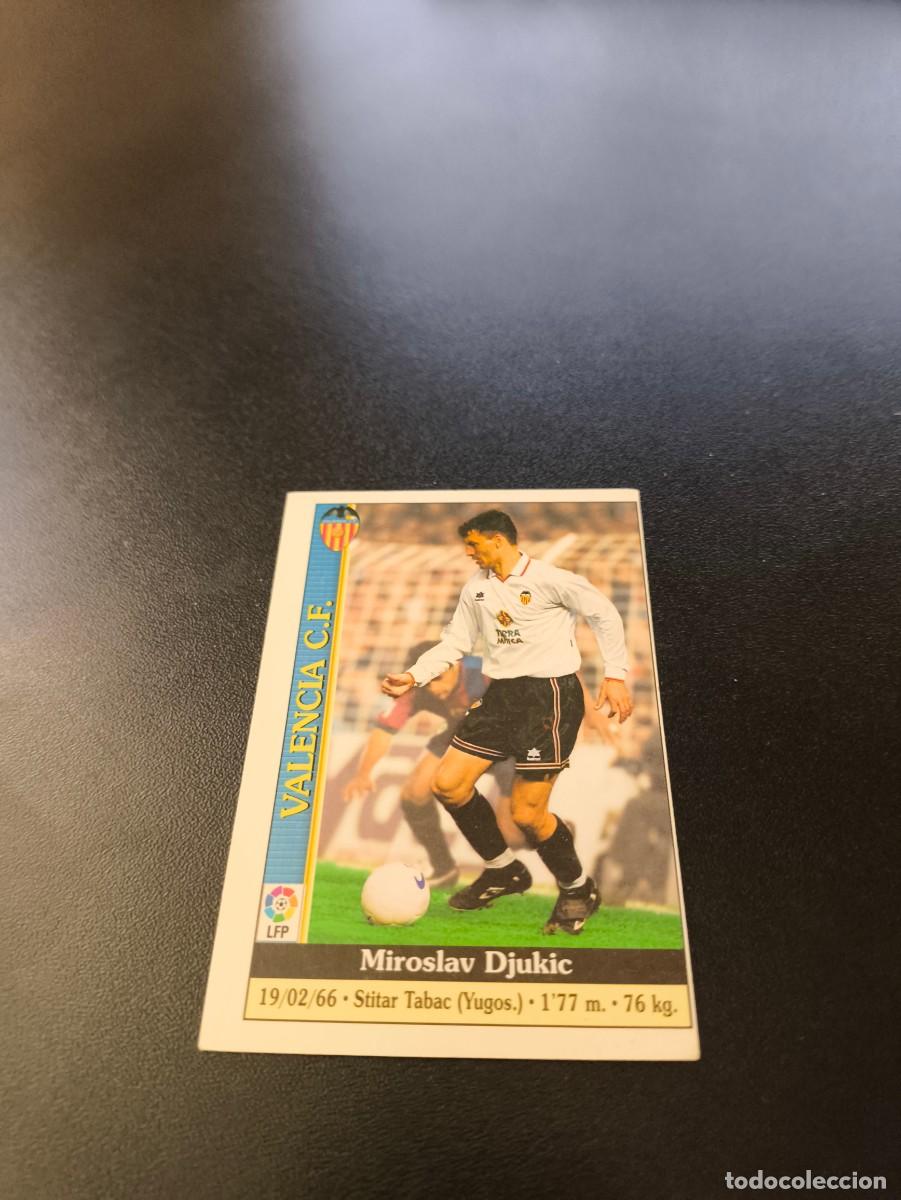 Cromos de F&uacute;tbol: 61 Djukic VALENCIA MUNDICROMO FICHAS LIGA 1999 2000 99 00 NO PANINI ESTE