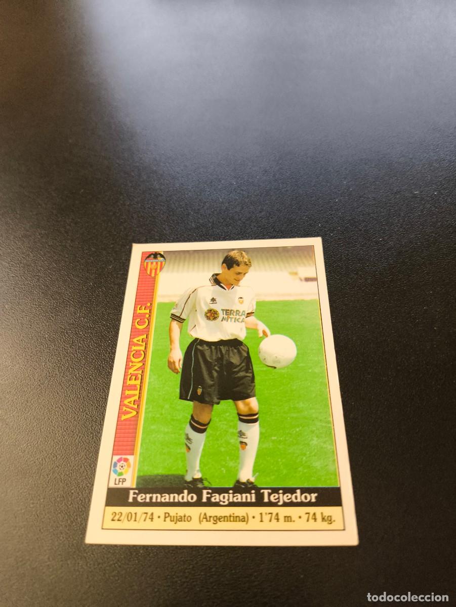 Cromos de F&uacute;tbol: 64 Faggiani ALTA VALENCIA MUNDICROMO FICHAS LIGA 1999 2000 99 00 NO PANINI ESTE