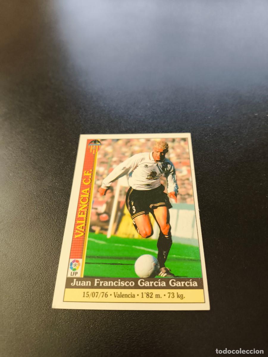Football Stickers: 64 Juanfran BAJA VALENCIA MUNDICROMO FICHAS LIGA 1999 2000 99 00 NO PANINI ESTE
