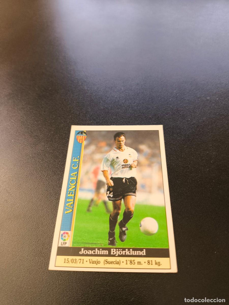 Football Stickers: 65 Bjorklund VALENCIA MUNDICROMO FICHAS LIGA 1999 2000 99 00 NO PANINI ESTE