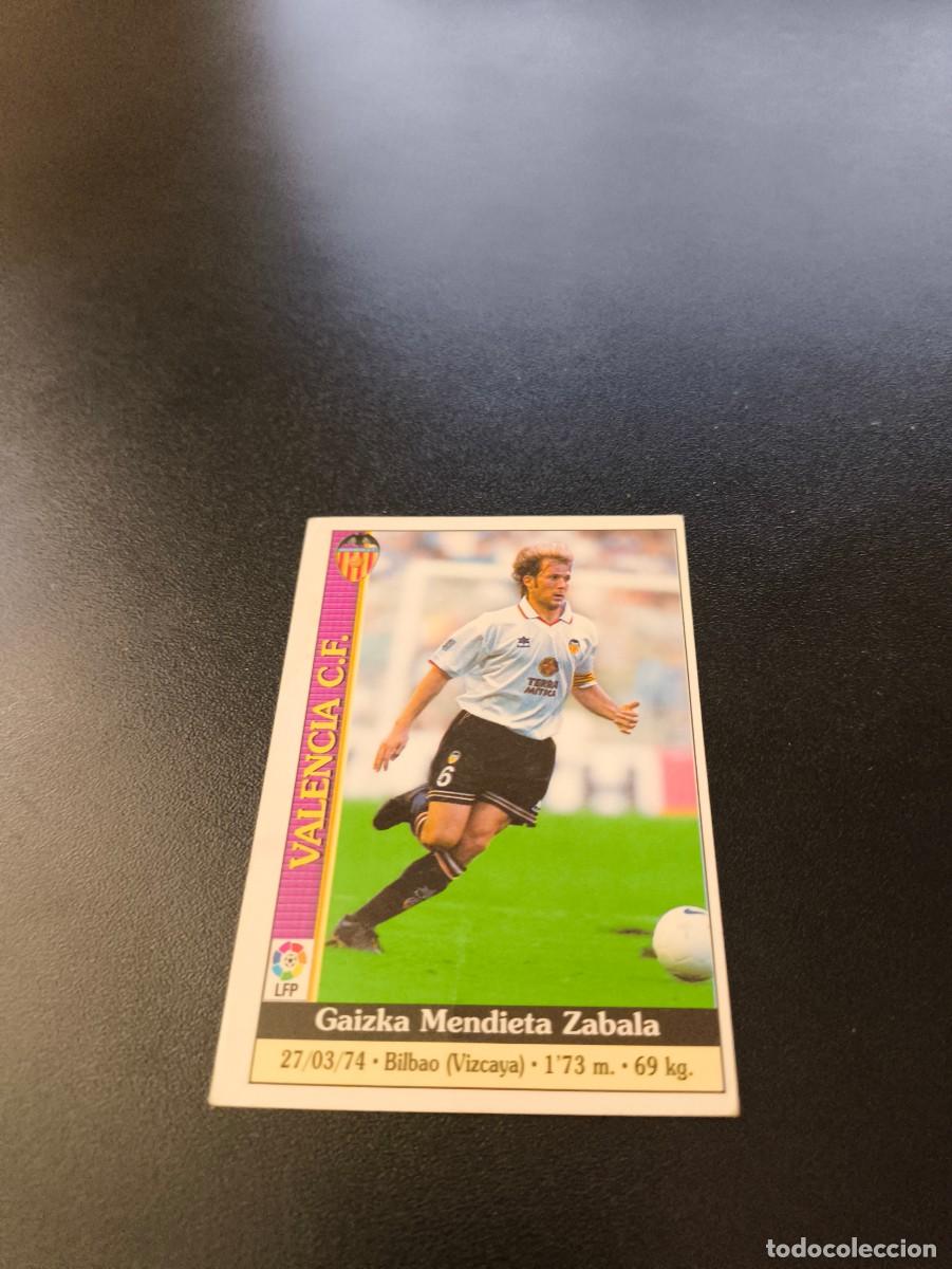 Football Stickers: 66 Mendieta VALENCIA MUNDICROMO FICHAS LIGA 1999 2000 99 00 NO PANINI ESTE