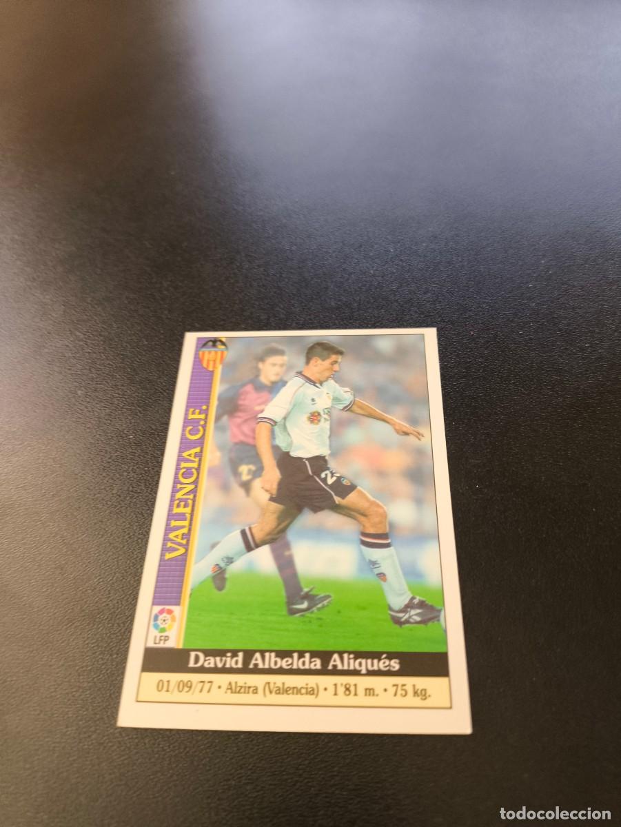 Cromos de F&uacute;tbol: 67 Albelda ALTA VALENCIA MUNDICROMO FICHAS LIGA 1999 2000 99 00 NO PANINI ESTE