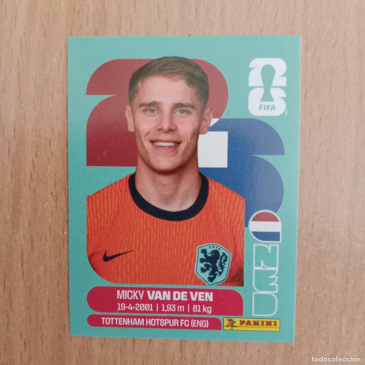 Cromos de F&uacute;tbol: MICKY VAN DE VEN , HOLANDA , STICKER CROMO N&ordm; NED 4 , FIFA WORLD CUP 2026 - PANINI - A&Ntilde;O 2026.