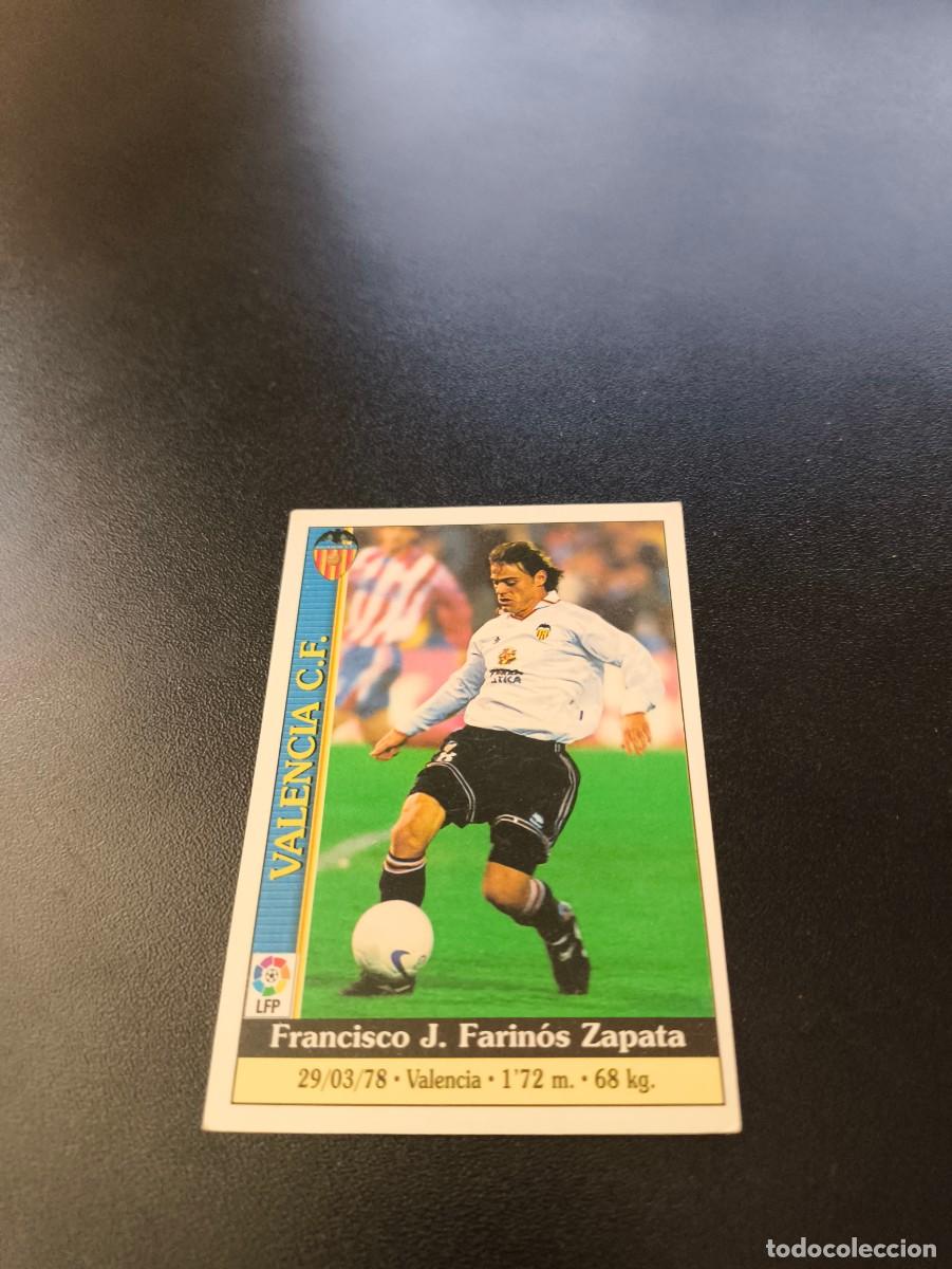 Cromos de F&uacute;tbol: 69 Farin&oacute;s VALENCIA MUNDICROMO FICHAS LIGA 1999 2000 99 00 NO PANINI ESTE