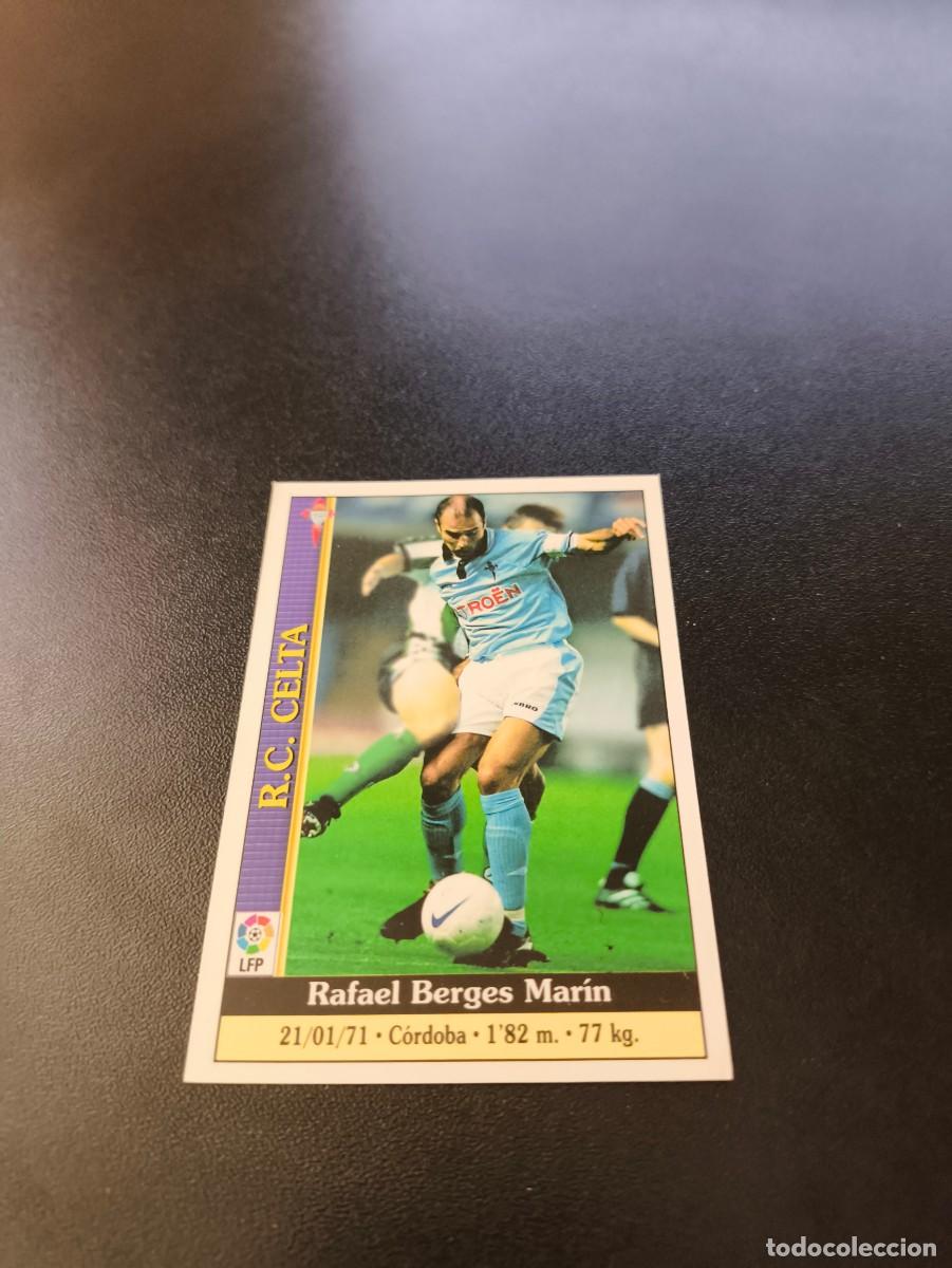 Cromos de Futebol: 77 Berges CELTA DE VIGO MUNDICROMO FICHAS LIGA 1999 2000 99 00 NO PANINI ESTE