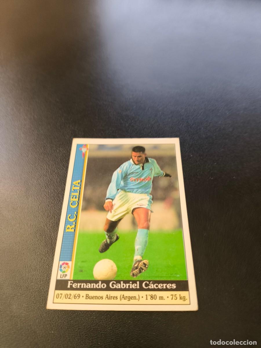 Cromos de Futebol: 78 C&aacute;ceres CELTA DE VIGO MUNDICROMO FICHAS LIGA 1999 2000 99 00 NO PANINI ESTE