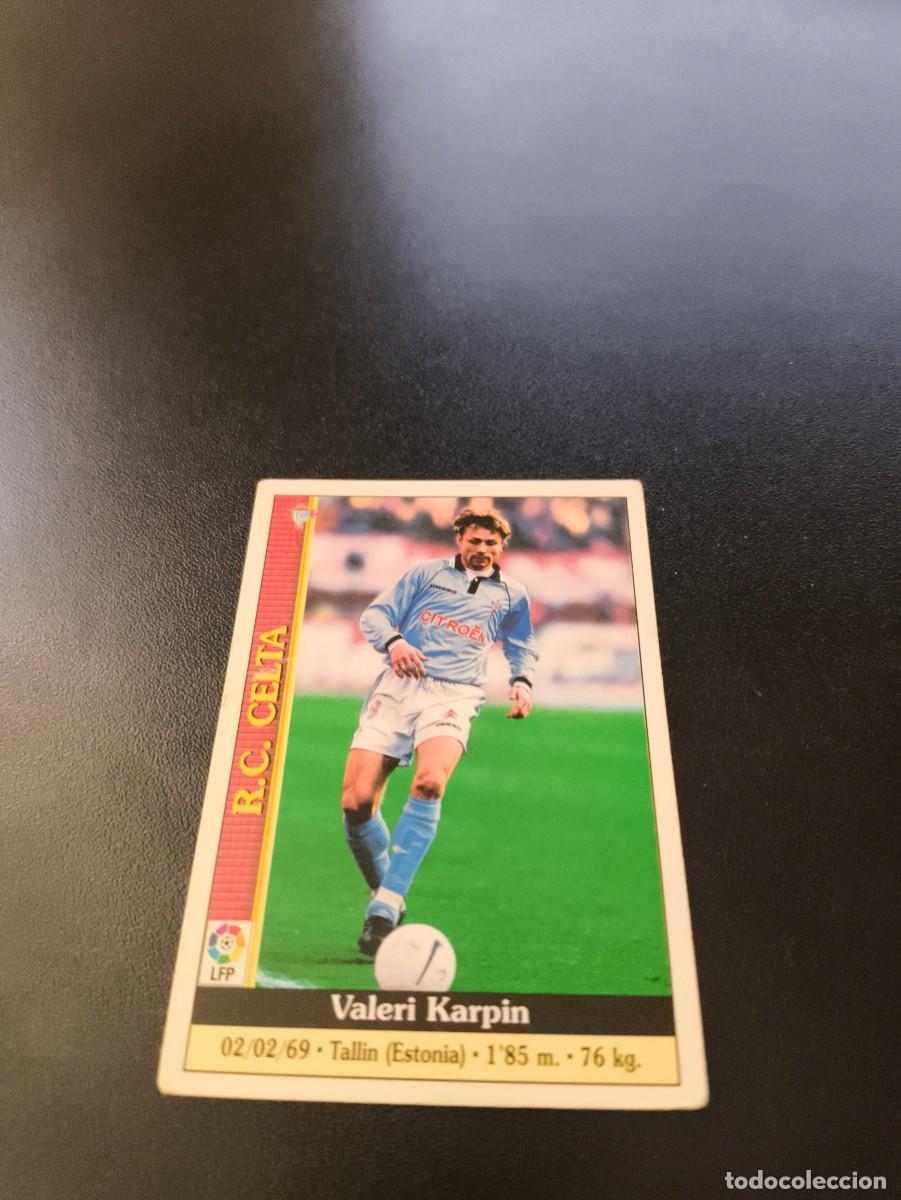 Cromos de F&uacute;tbol: 86 Karpin CELTA DE VIGO MUNDICROMO FICHAS LIGA 1999 2000 99 00 NO PANINI ESTE