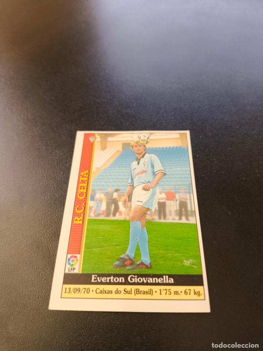 Cromos de F&uacute;tbol: 90 Giovanella CELTA DE VIGO MUNDICROMO FICHAS LIGA 1999 2000 99 00 NO PANINI ESTE