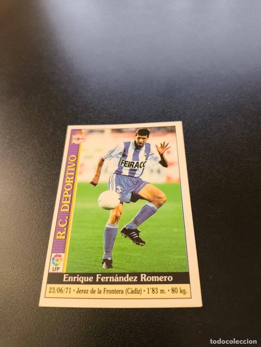 Cromos de F&uacute;tbol: 95 Romero DEPORTIVO DE LA CORU&Ntilde;A MUNDICROMO FICHAS LIGA 1999 2000 99 00 NO PANINI ESTE