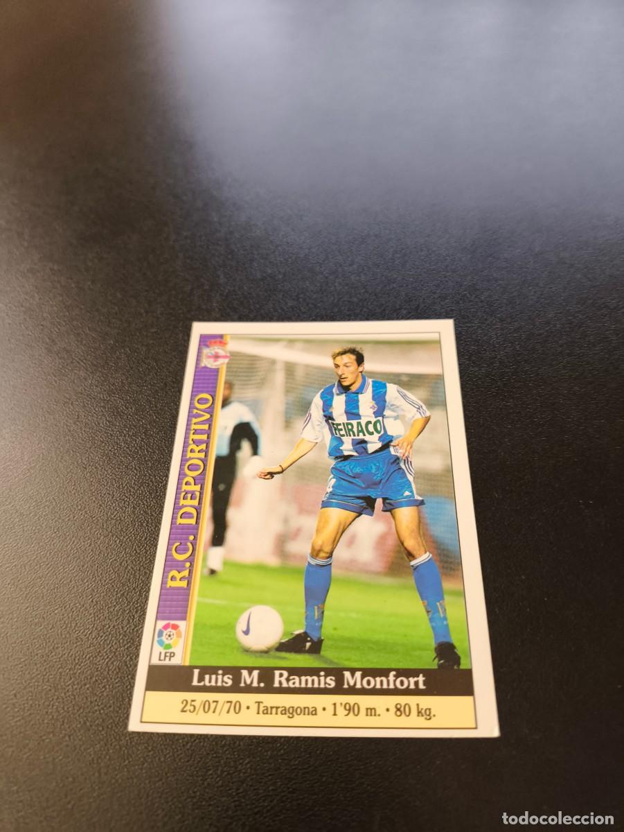 Cromos de F&uacute;tbol: 99 Ramis DEPORTIVO DE LA CORU&Ntilde;A MUNDICROMO FICHAS LIGA 1999 2000 99 00 NO PANINI ESTE