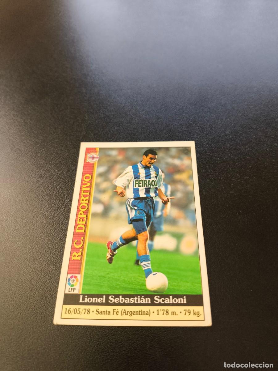 Cromos de F&uacute;tbol: 100 Scaloni DEPORTIVO DE LA CORU&Ntilde;A MUNDICROMO FICHAS LIGA 1999 2000 99 00 NO PANINI ESTE