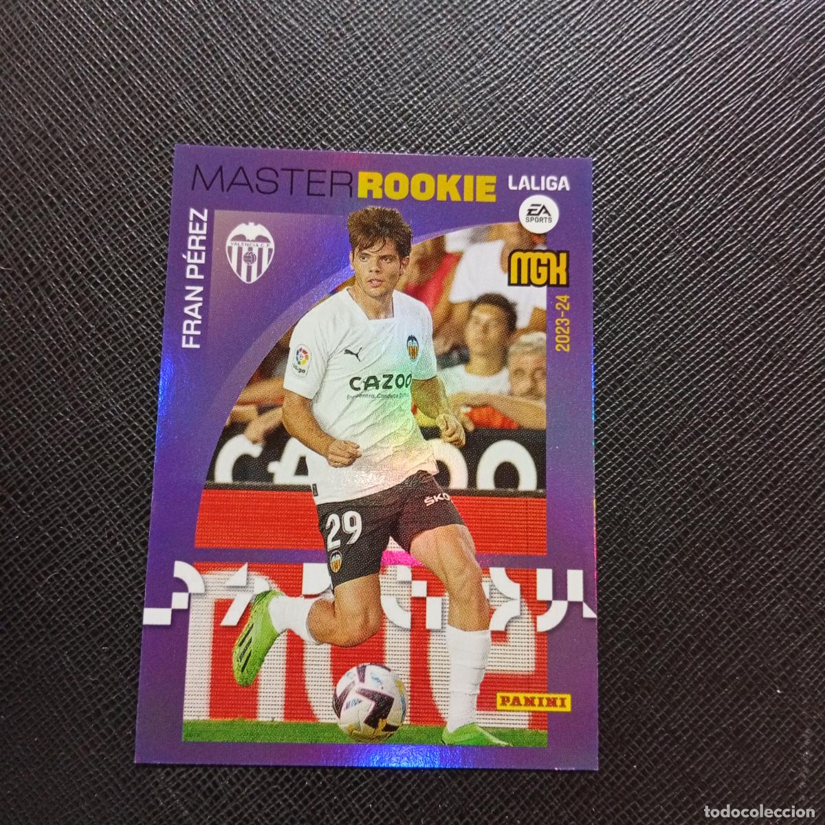 Cromos de F&uacute;tbol: 418 FRAN PEREZ VALENCIA PANINI MEGACRACKS 2023 2024 CROMO FUTBOL 23 24 - A143 PG82