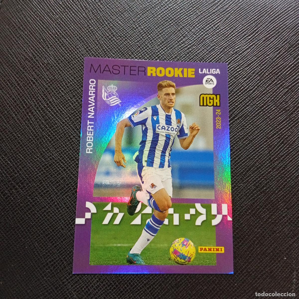 Cromos de F&uacute;tbol: 431 ROBERT NAVARRO REAL SOCIEDAD PANINI MEGACRACKS 2023 2024 CROMO FUTBOL 23 24 - A143 PG136