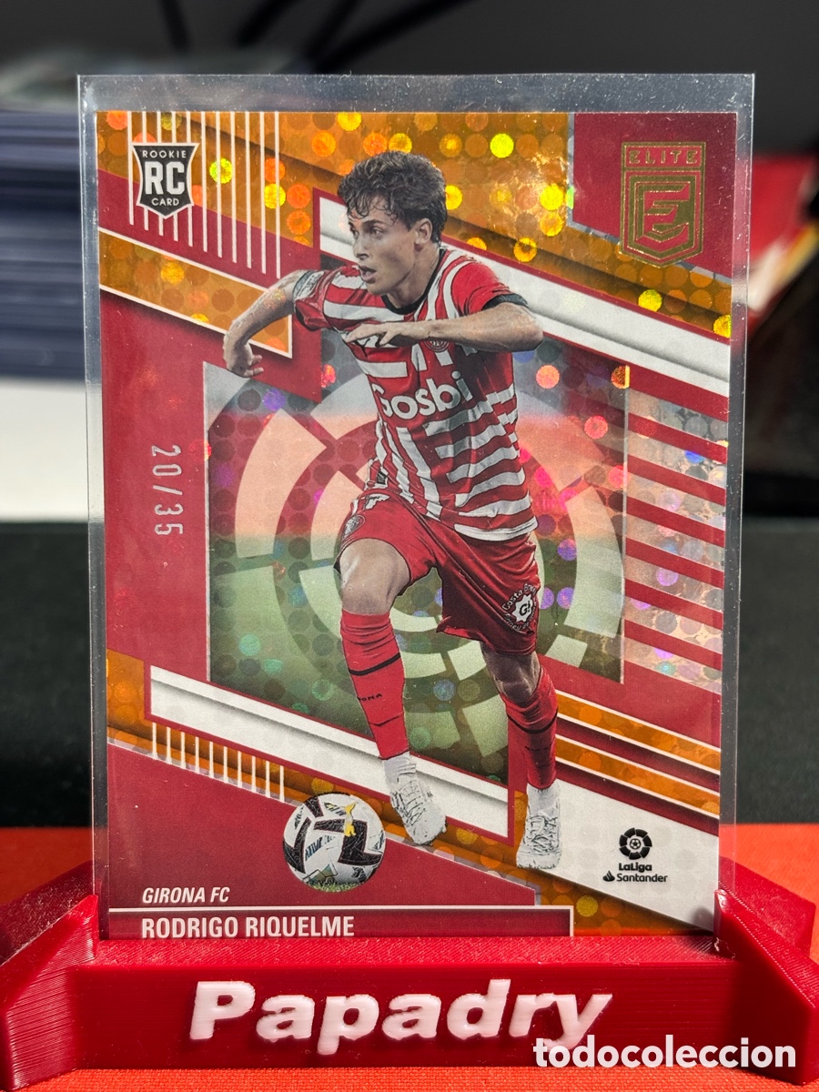 Cromos de F&uacute;tbol: RIQUELME GIRONA 2022 2023 PANINI DONRUSS ELITE Orange Disco /35