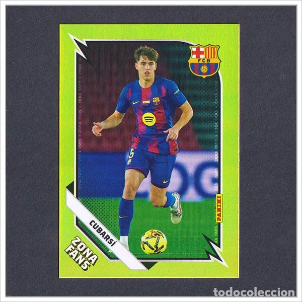 Cromos de F&uacute;tbol: PANINI CLUB 2025 2026 25 26 BARCELONA CUBARSI KO 33 KO33 ZONA FANS KROMIX BAR&Ccedil;A LIGA COLECCI&Oacute;N